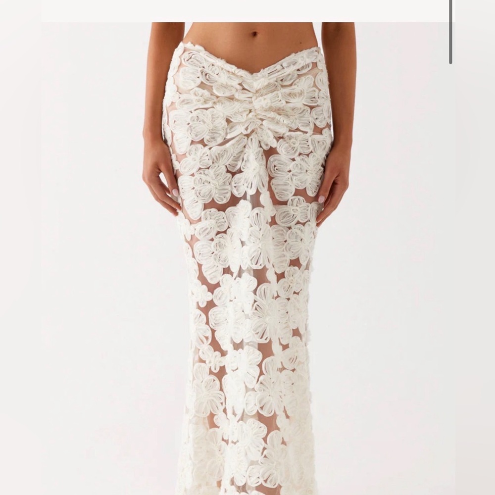 BNWT PepperMayo White Lace Skirt🌸